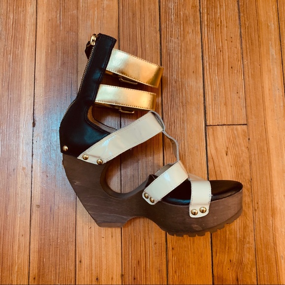 Crazy cool vintage platform designer shoes 8 - Picture 6 of 16